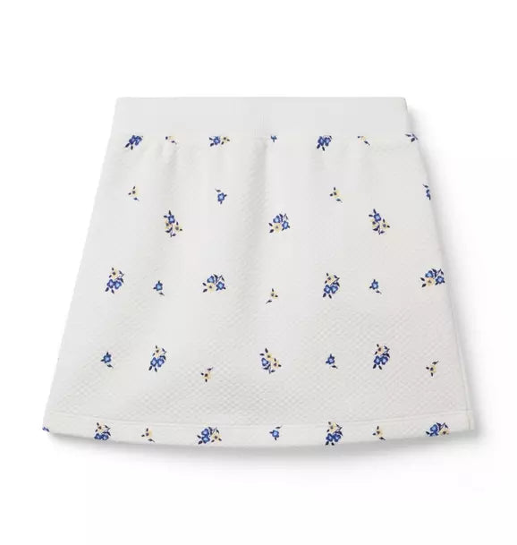 Quilted Floral Skirt