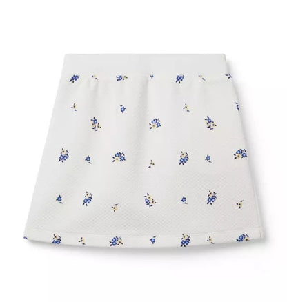 Quilted Floral Skirt