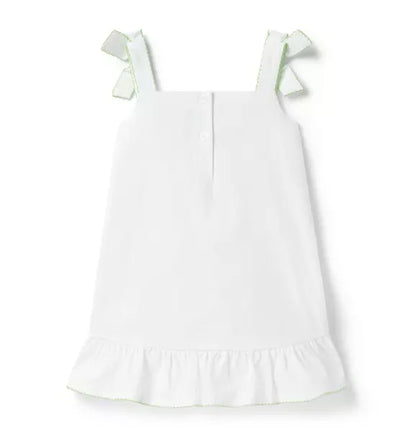 Embroidered Tropical Icon Dress