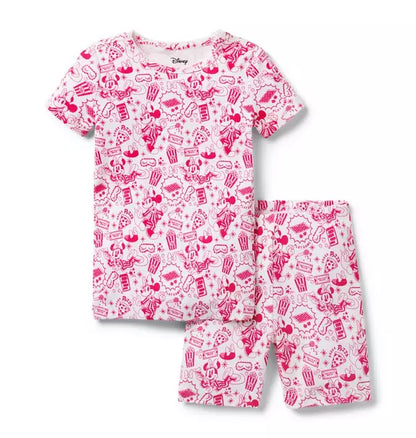 Good Night Short Pajama In Disney Minnie Mouse Sleepover