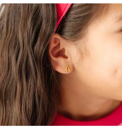 Wishbone Stud Earrings