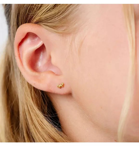 Mini Bow Stud Earrings