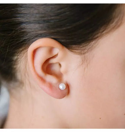 Pearl Stud Earrings