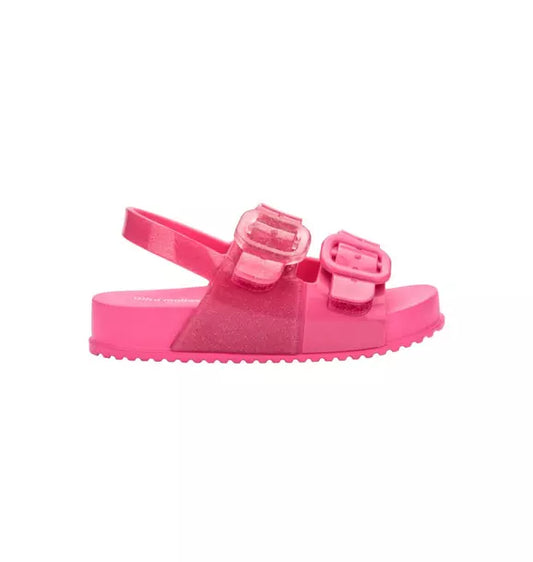 Toddler Cozy Sandal in Pink Glitter