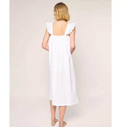 Women's Twill Clara Nightgown in White
