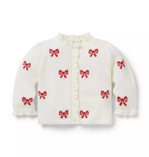 Baby Bow Ruffle Cardigan