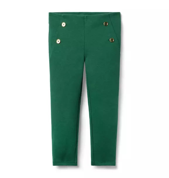 Button Ponte Pant