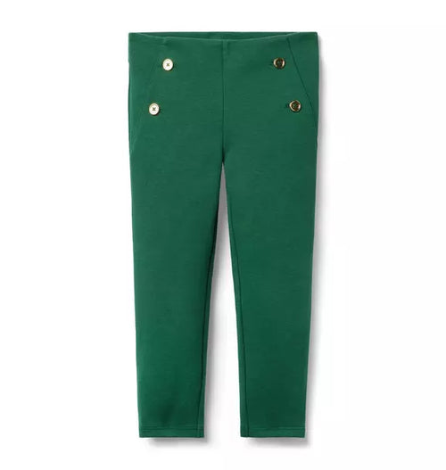 Button Ponte Pant