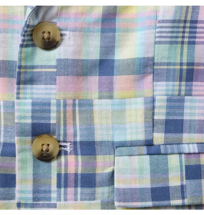 The Plaid Patchwork Blazer