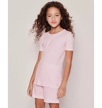 Pink Stripes Snug Fit Short Set