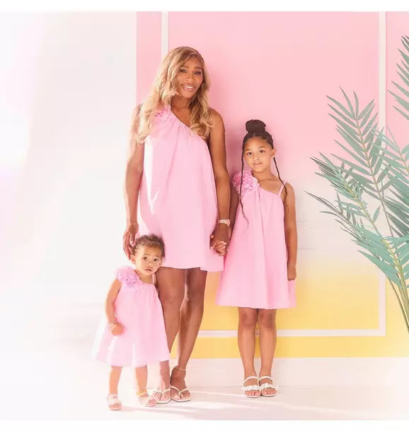 Serena Williams x Janie and Jack Women’s Love Pink Matching Dress