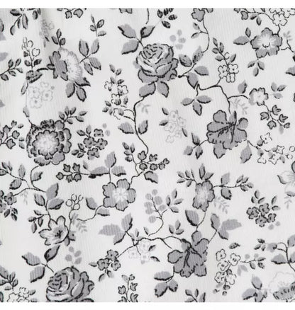 The Floral Corduroy Matching Baby Set