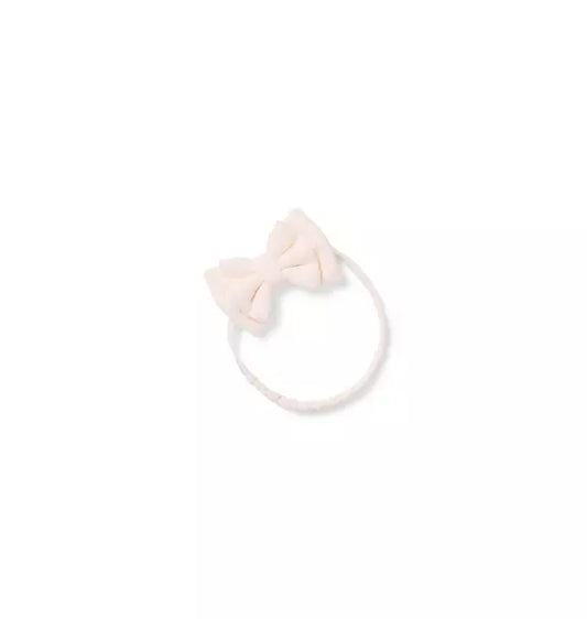 Baby Quilted Bow Soft Headband