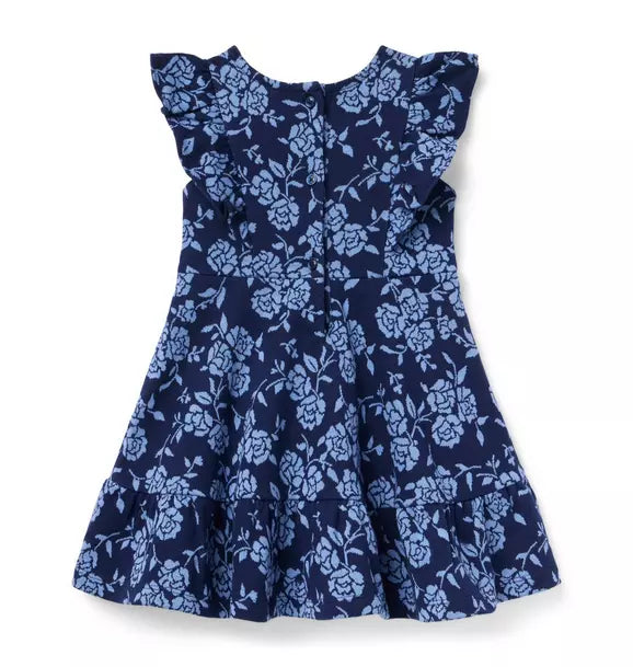 Floral Jacquard Dress