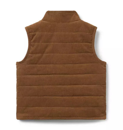 The Quilted Corduroy Vest
