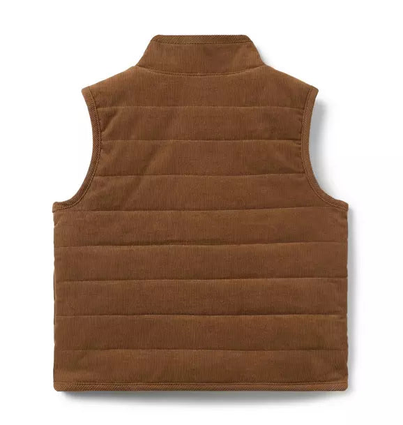 The Quilted Corduroy Vest