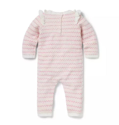 Baby Striped Ruffle One-Piece