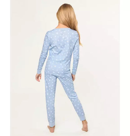 Kids Pima Snug Fit Pajama in Periwinkle Wonderland