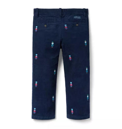The Embroidered Nutcracker Corduroy Pant