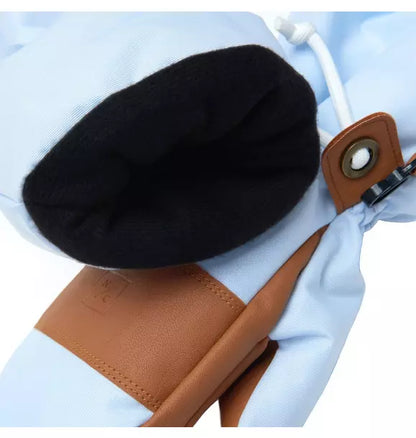 Cloud Blue Waterproof Ski Mitten