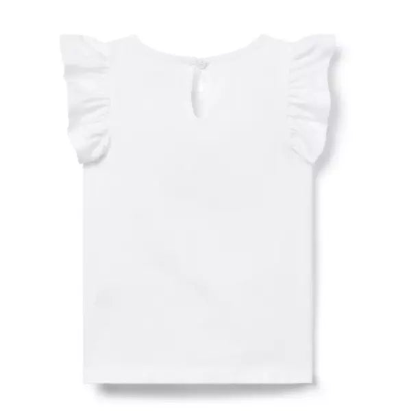 Fleur Ruffle Sleeve Tee