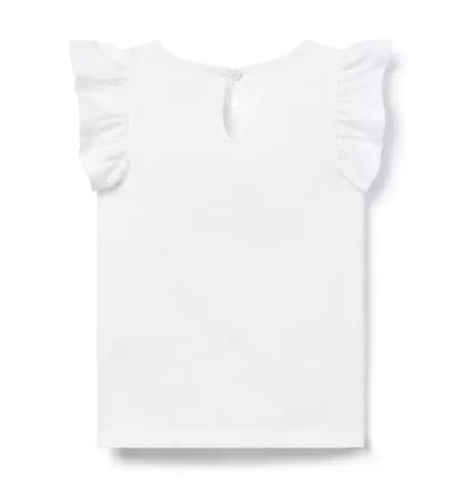 Fleur Ruffle Sleeve Tee