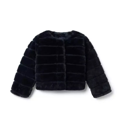 Channel Faux Fur Jacket