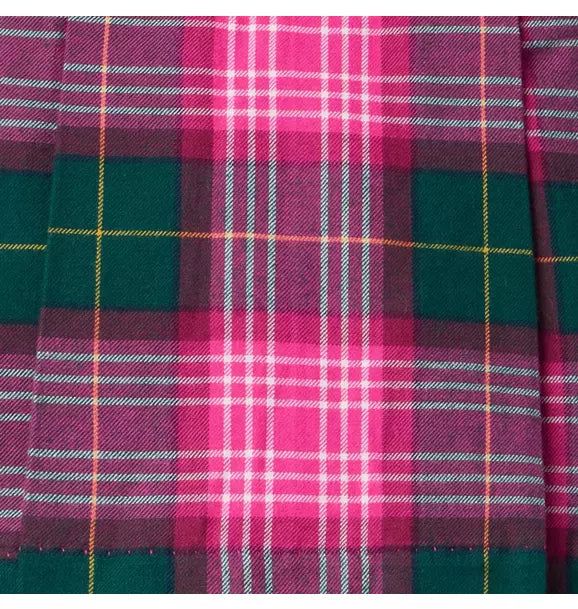 Plaid Pleated Skirt