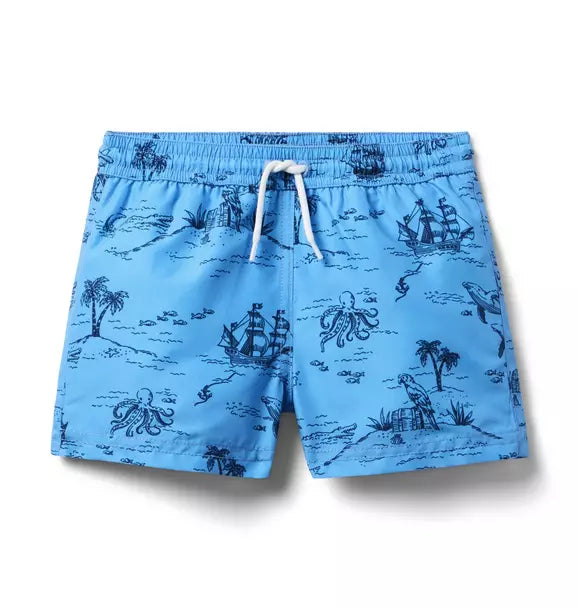 Recycled Sea Days Swim Trunk
