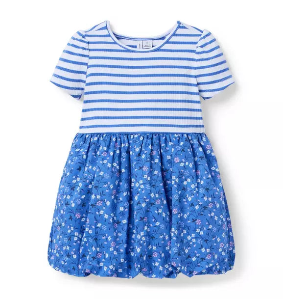 Ditsy Floral Bubble Hem Dress