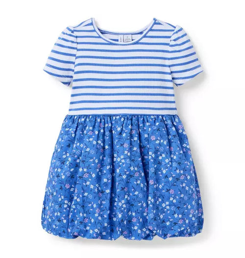 Ditsy Floral Bubble Hem Dress