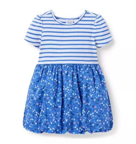 Ditsy Floral Bubble Hem Dress