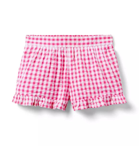 Gingham Ruffle Short