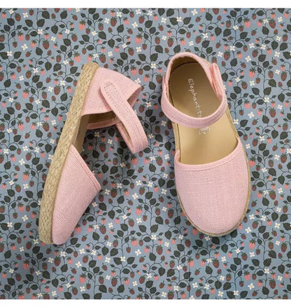 Linen Classic Espadrille Pink