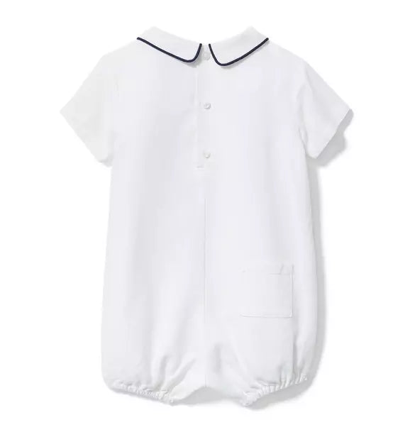 Linen Collared One-Piece