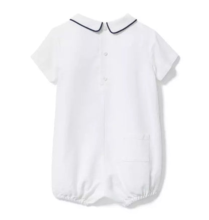 Linen Collared One-Piece