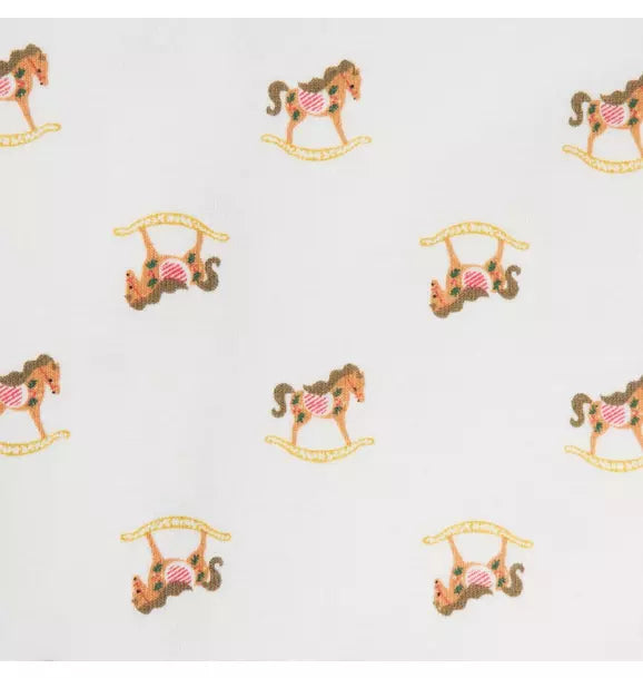 Baby Good Night Footed Pajama In Rocking Horse