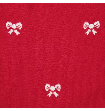 Baby Bow Sweater Blanket