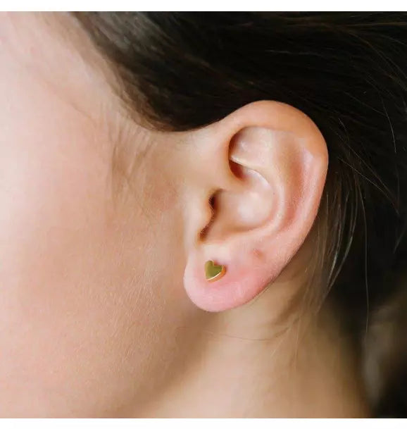 Heart Stud Earrings