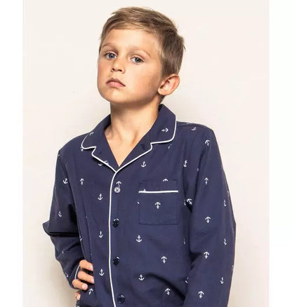 Kid's Pajama Set in Portsmouth Anchors