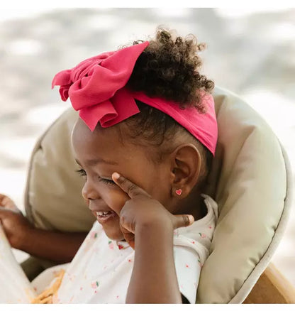 Enamel Heart Stud Earrings