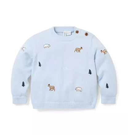 Baby Woodland Friends Sweater