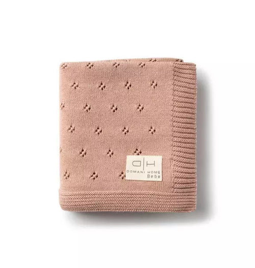 Flower Pink Baby Blanket