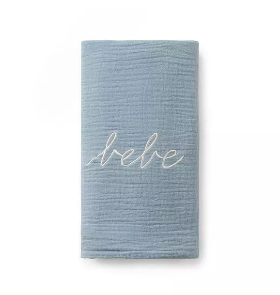 Blue Gauze Bebe Swaddle