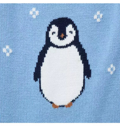 Baby Penguin Sweater Overall