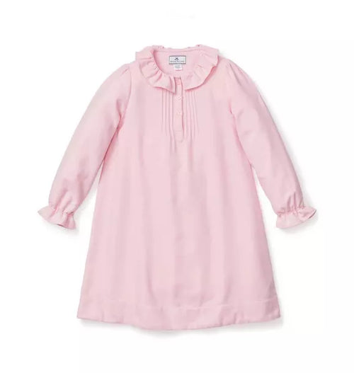 Children's Victoria Nightgown in Pink Flannel
