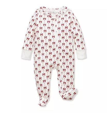 Baby's Pima Romper in Blissful Bows