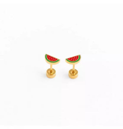 Watermelon Stud Earrings