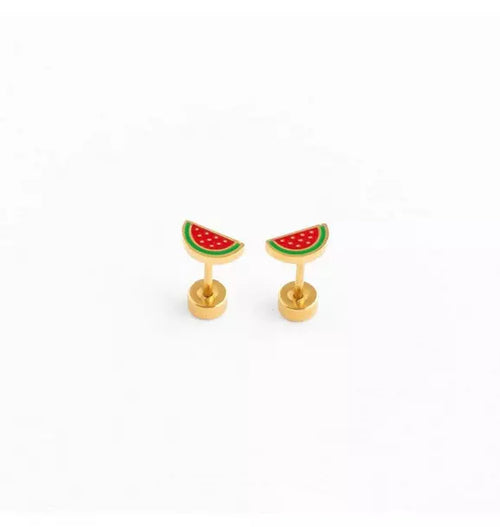 Watermelon Stud Earrings