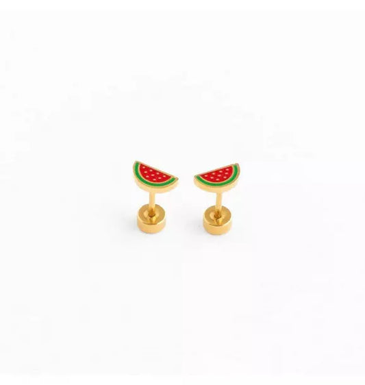 Watermelon Stud Earrings